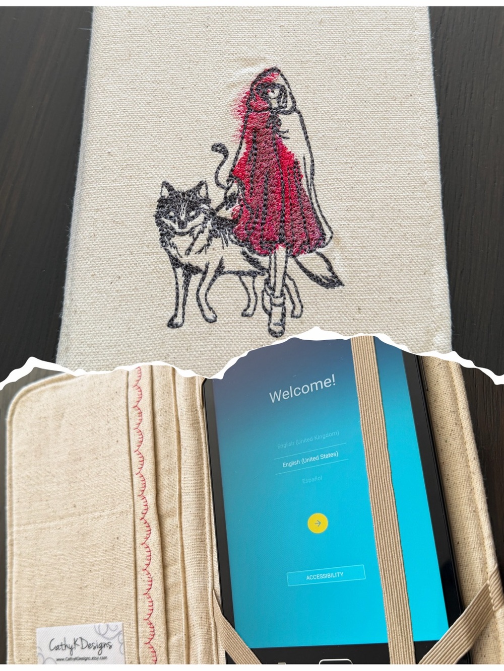 Samsung Galaxy Tab A 7.0 (2016) Wi-Fi tablet with cover